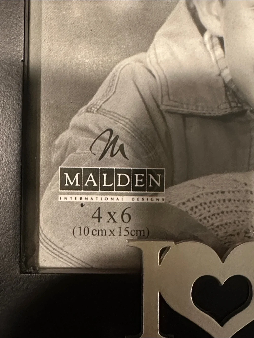 Malden Black 'I ♥ Papa' Decorative Photo Frame